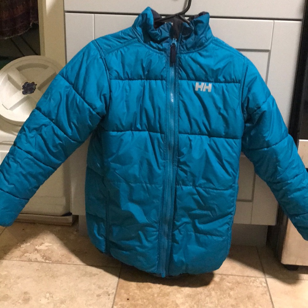 Helly Hansen down puffy jacket. Super warm jacket!